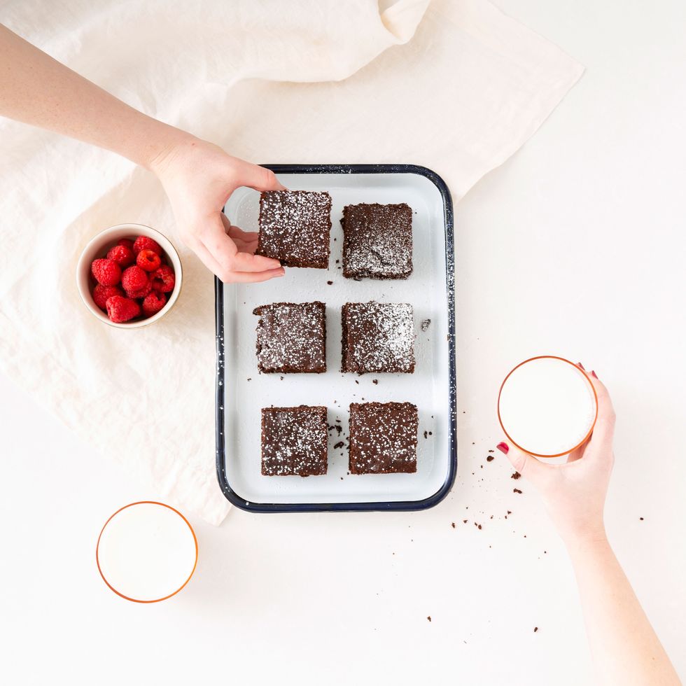 making brownies together