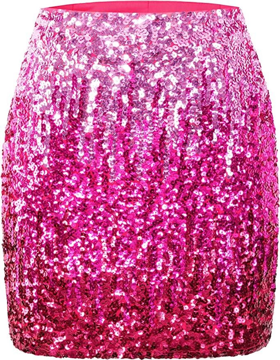 MANER Women's Sequin Skirt