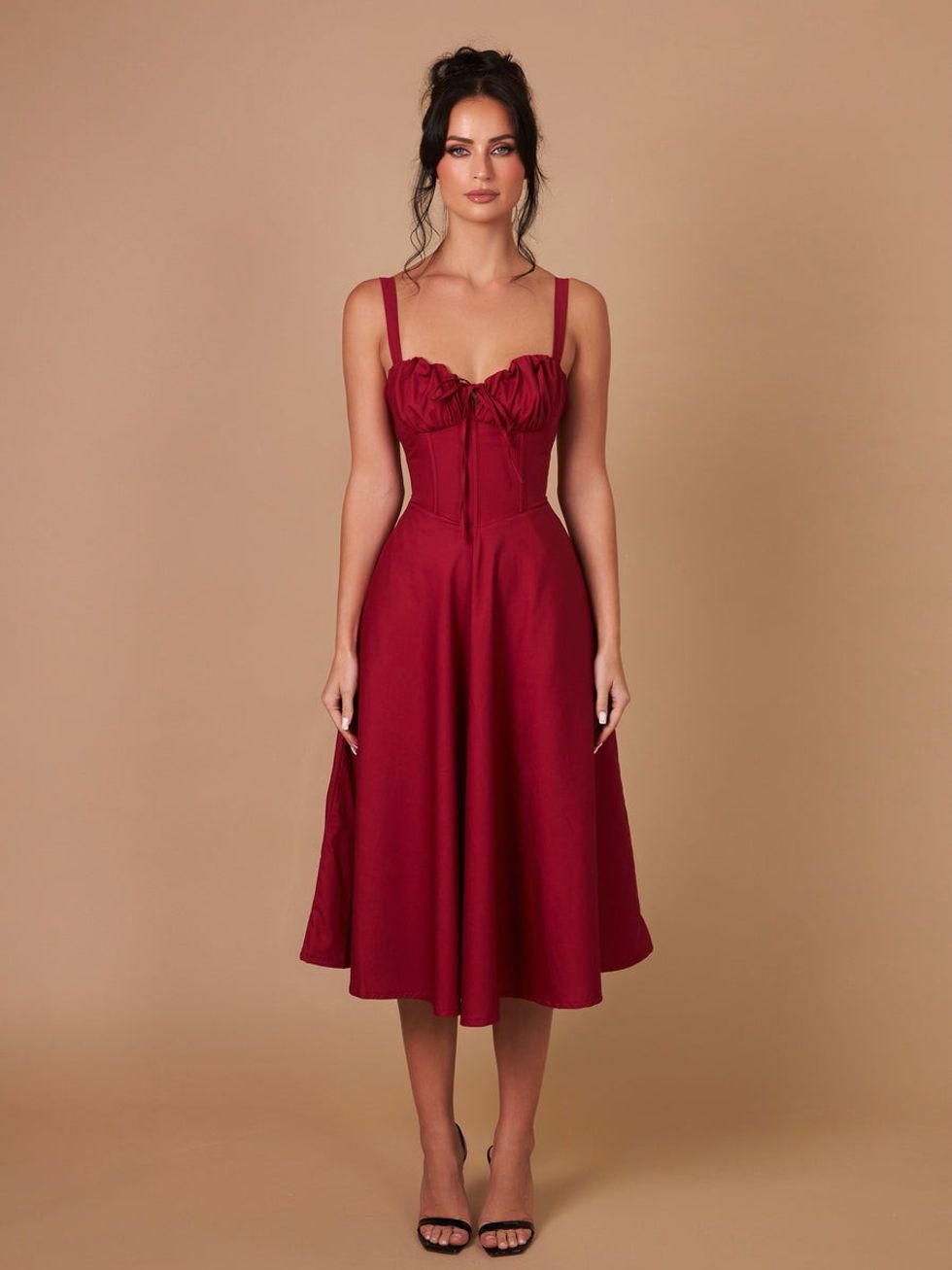 Marbl Red Cherry Sundress