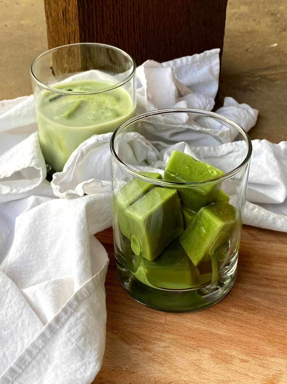 Matcha Ice Cubes