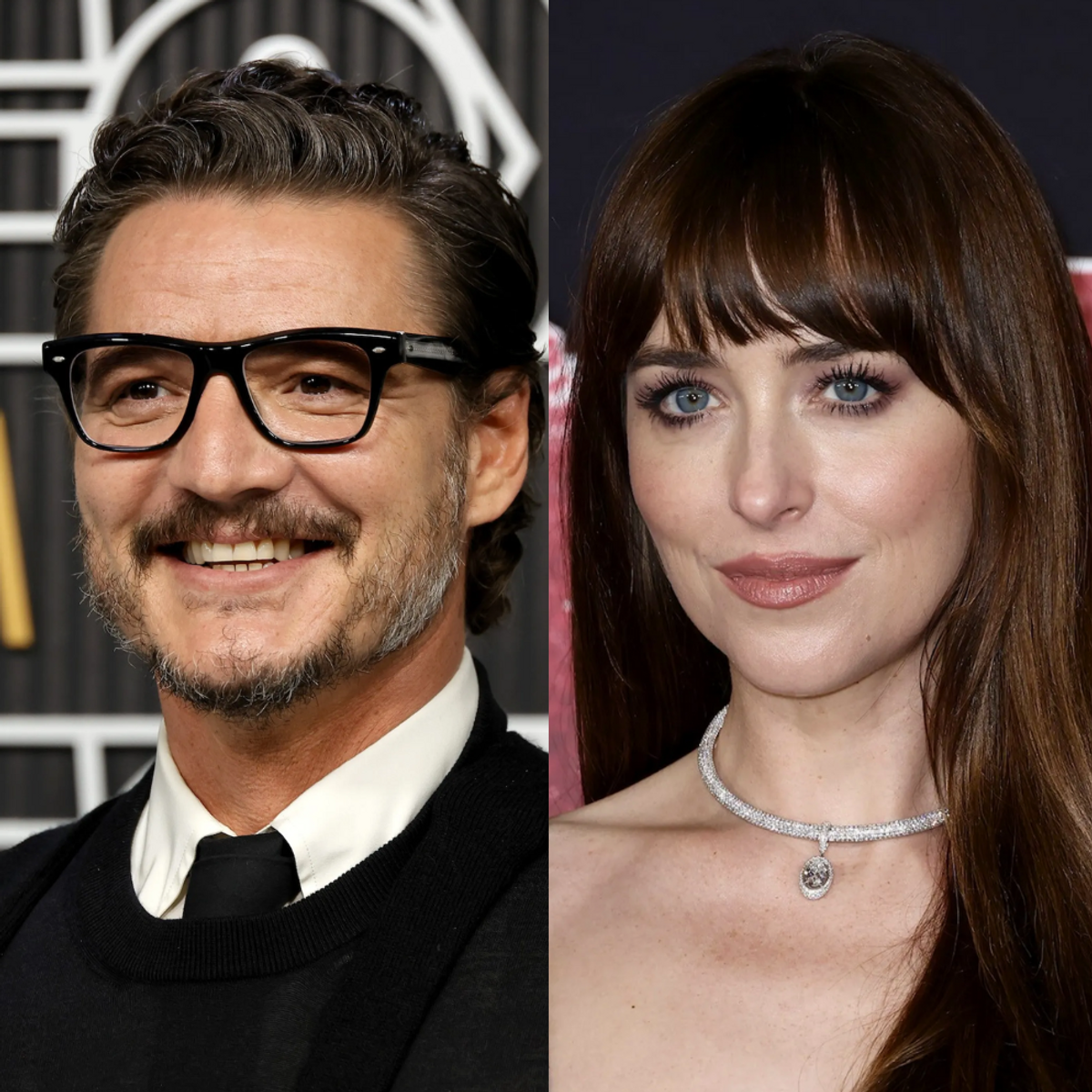 materialists movie Dakota Johnson, Pedro Pascal, And Chris Evans