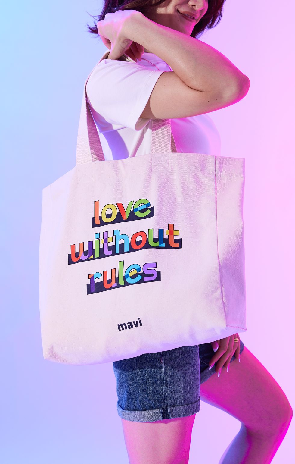 Mavi Jeans "Love Without Rules" Tote Bag