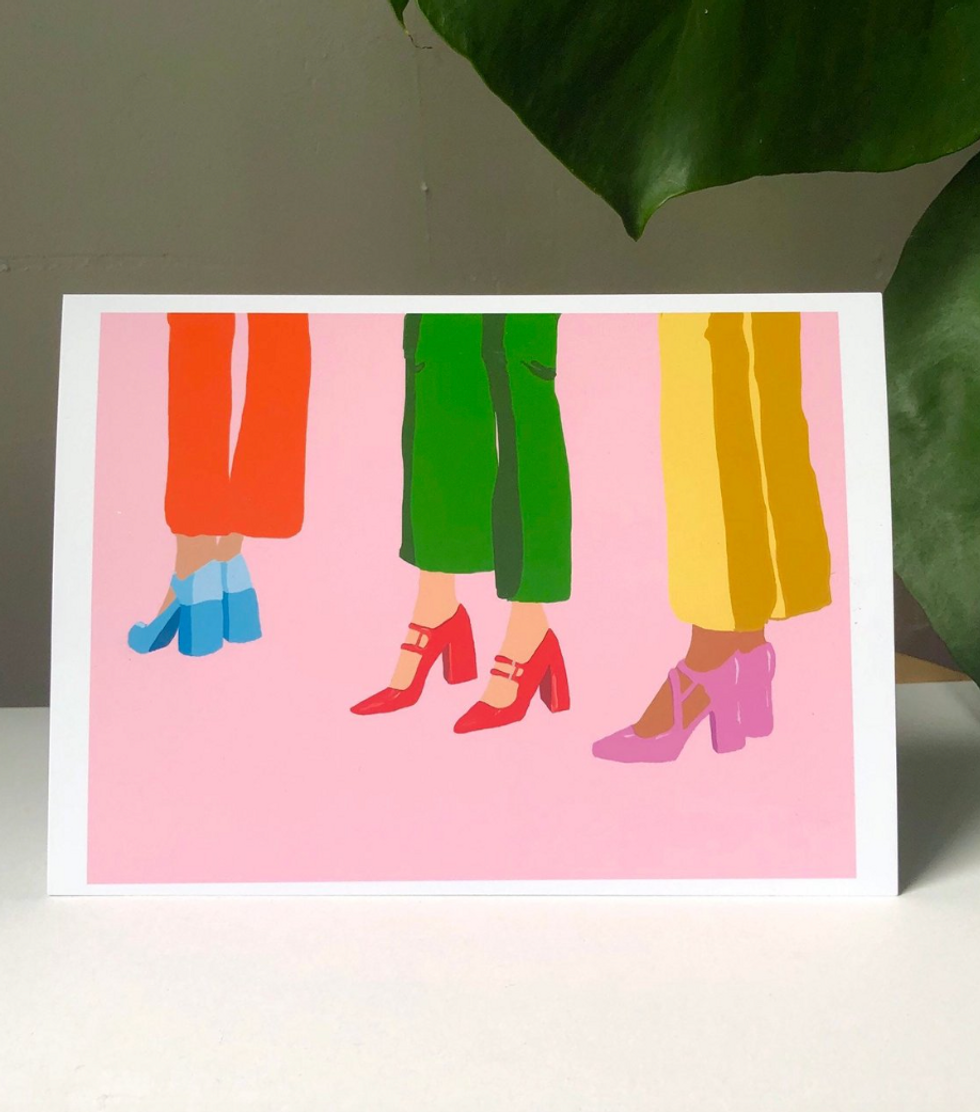 Maxine McCrann Heels 5x7 Print