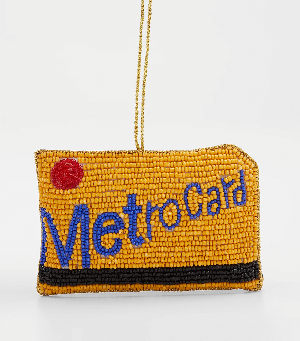 metrocard ornament