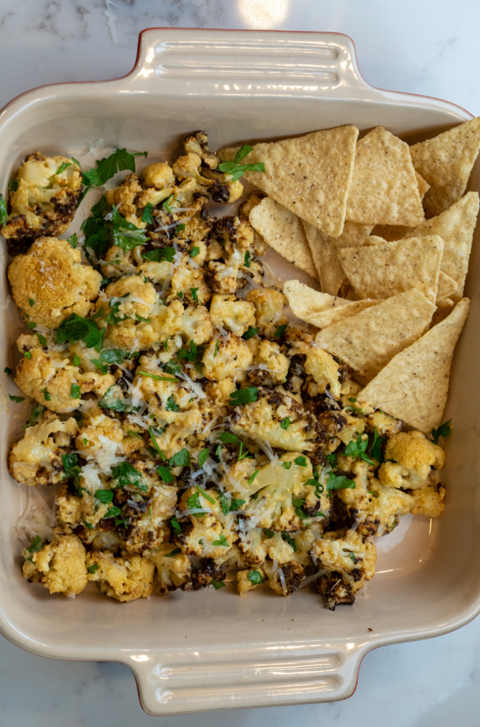 Mexican Keto and Gluten-Free Cauliflower Elote