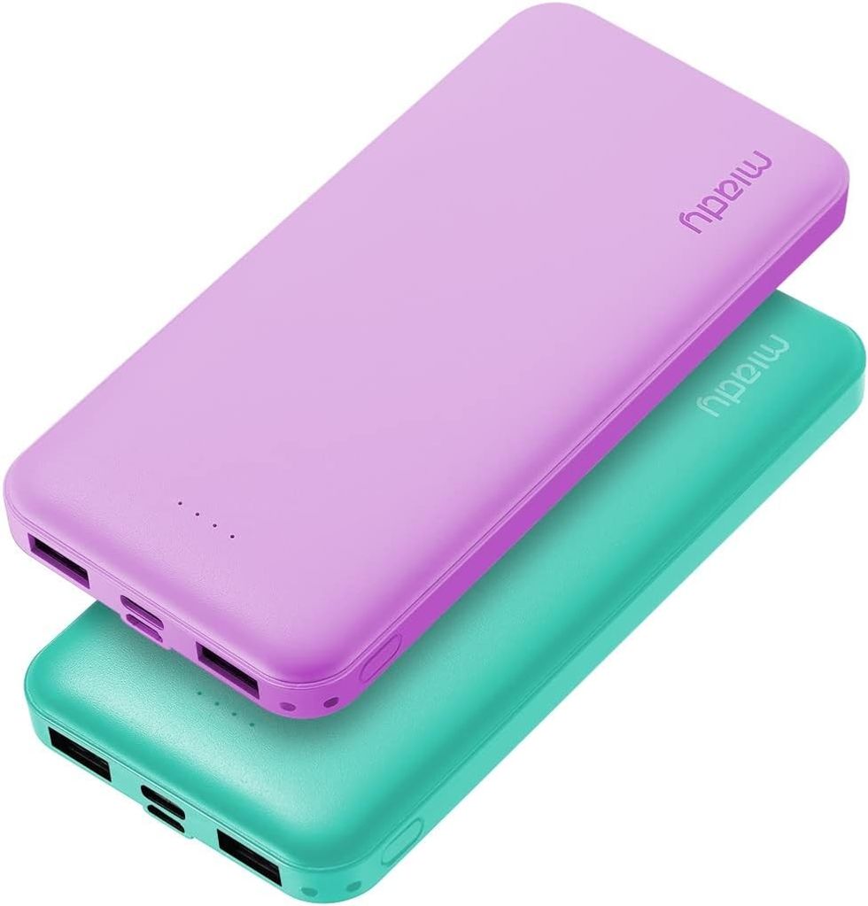 Miady 2-Pack Dual USB Portable Charger