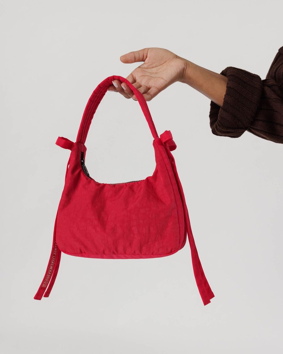 Mini Bow Bag in Candy Apple