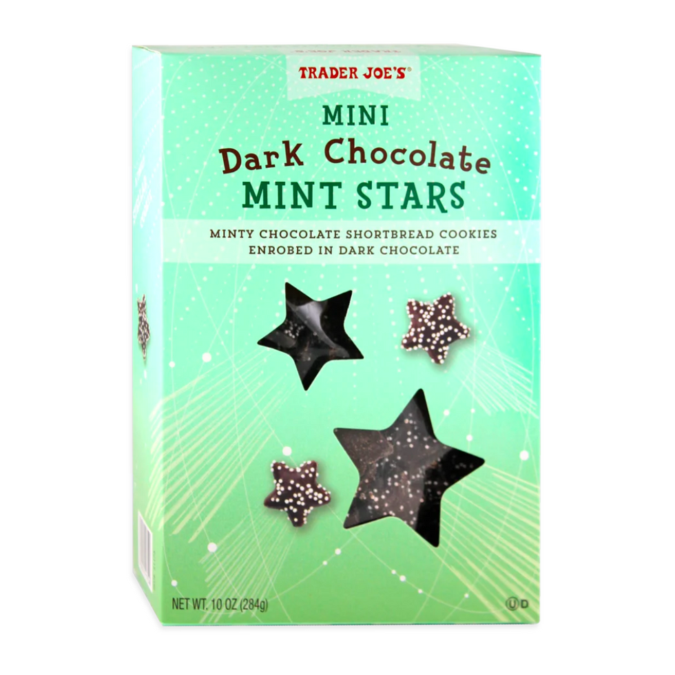 Mini Dark Chocolate Mint Stars