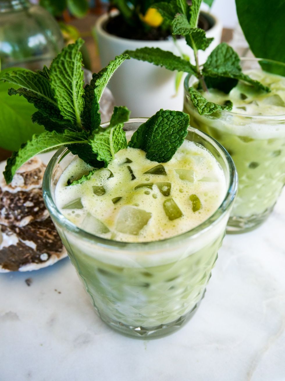 Mint Matcha Latte