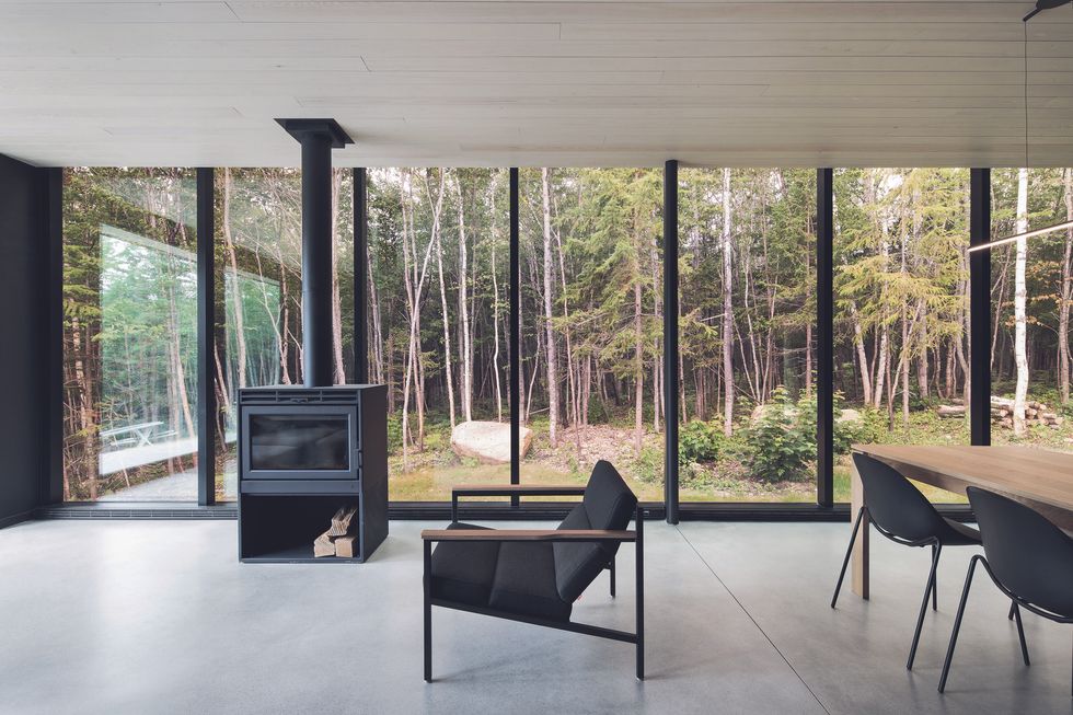 modern cabin quebec