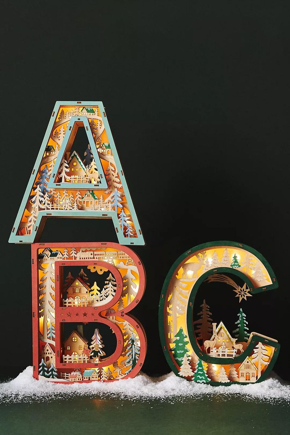 Monogram Wonderland Light-Up Scene