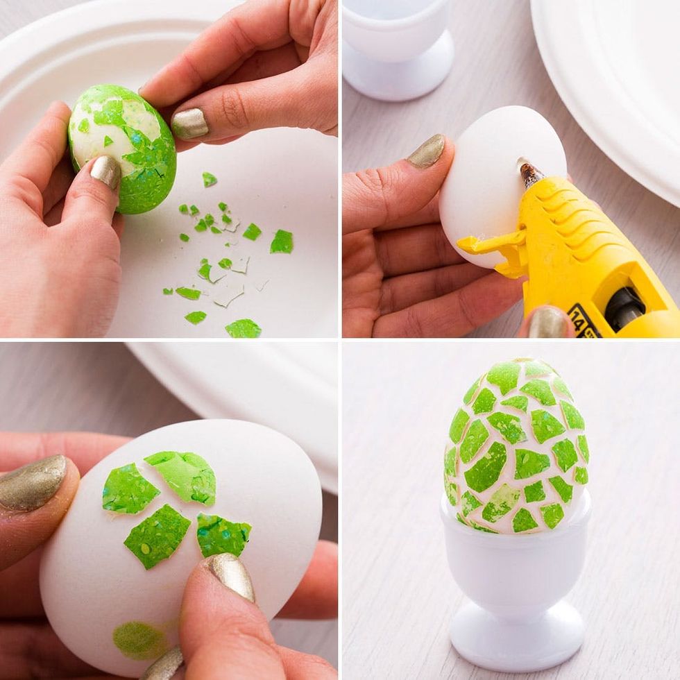 Let’s Get Crackin’! How to Make Mosaic Easter Eggs - Brit + Co