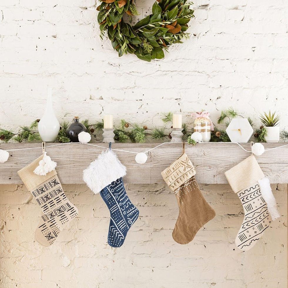 Mudcloth-Inspired Stocking