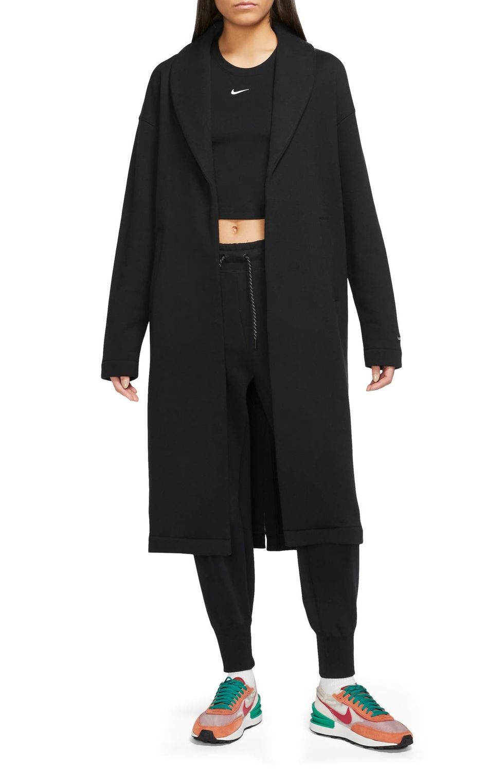 Nike Sportswear Modern Fleece Oversized Duster best winter coats