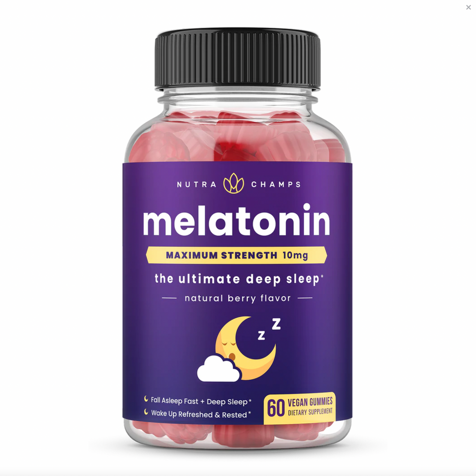 NutraChamps melatonin gummies for deep sleep