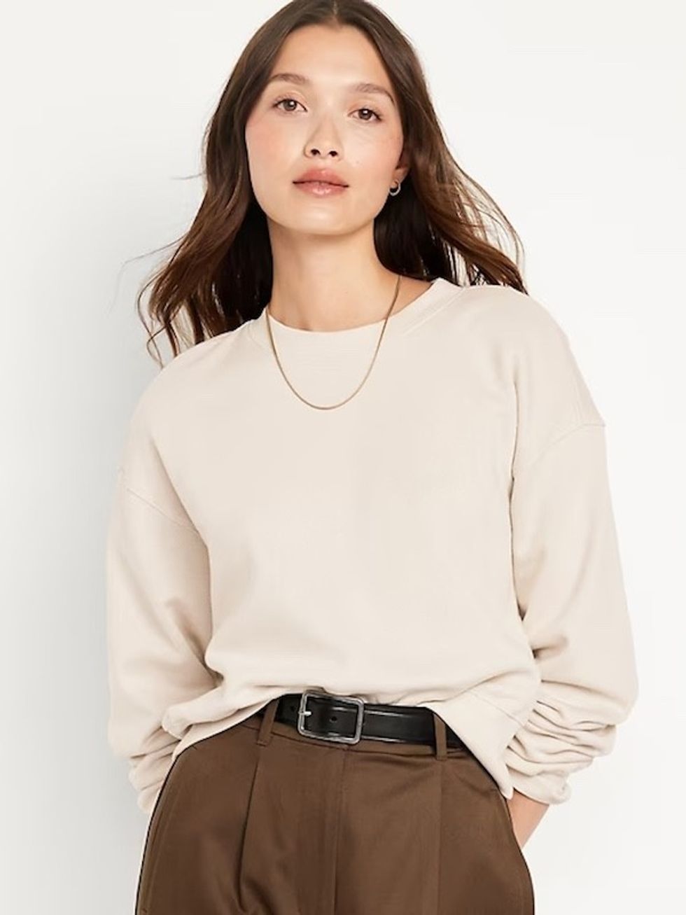 Old Navy SoComfy Drop-Shoulder Crew Neck Sweatshirt