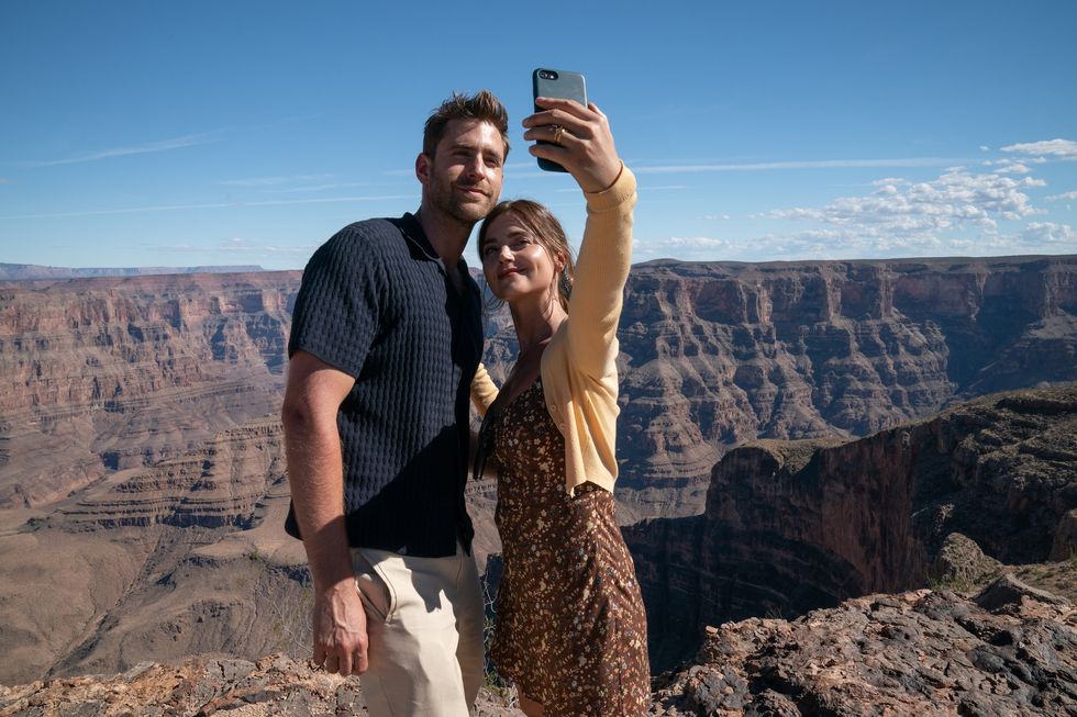 Oliver Jackson-Cohen and Jenna Coleman