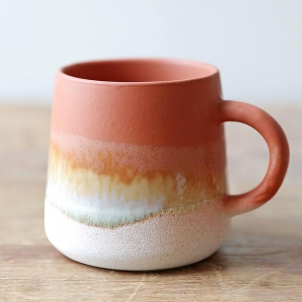 ombre glaze coffee mug