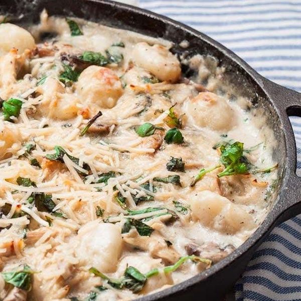 One Pot Gnocchi With Spinach Rotisserie Chicken Recipes