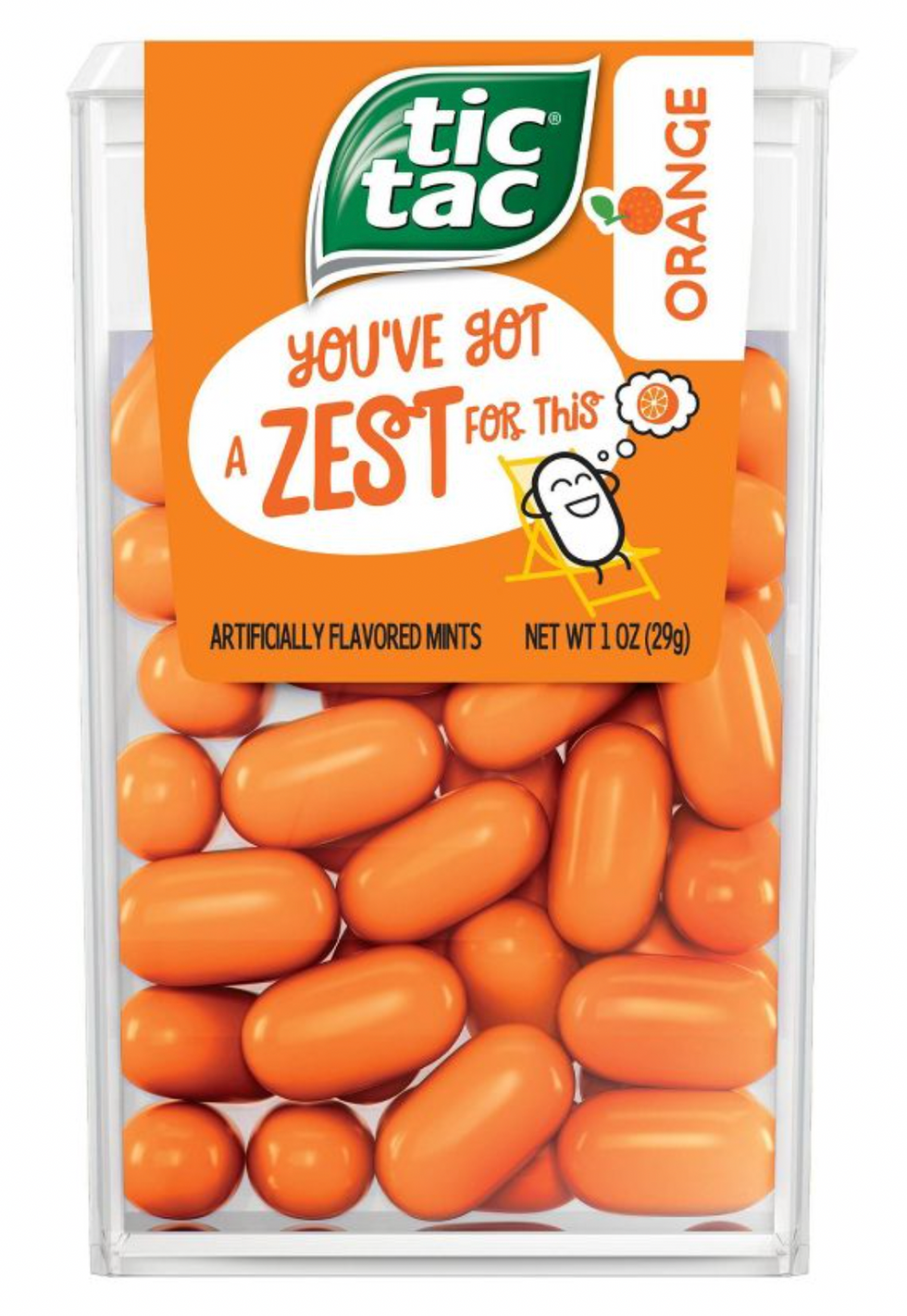 orange tic tac flavor