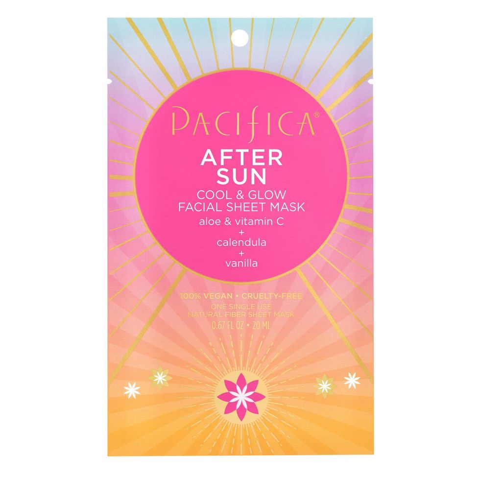 Pacifica After Sun Cool & Glow Facial Sheet Mask