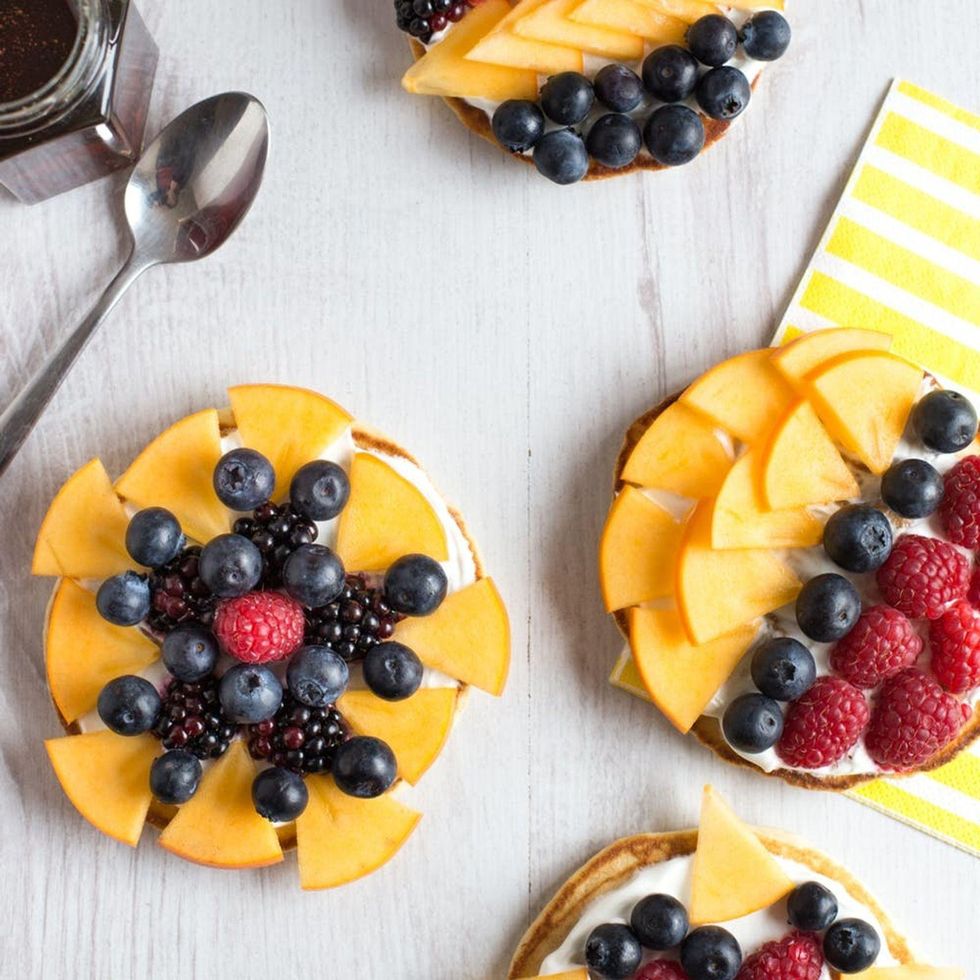 Pancake Fruit Tarts