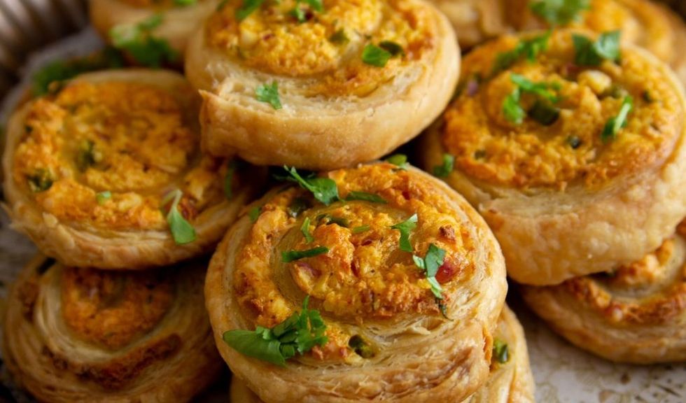 Paneer Tikka Pinwheels