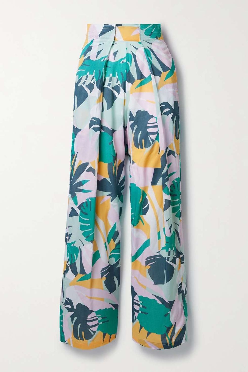 Paradised Surf Printed Wide-Leg Pants