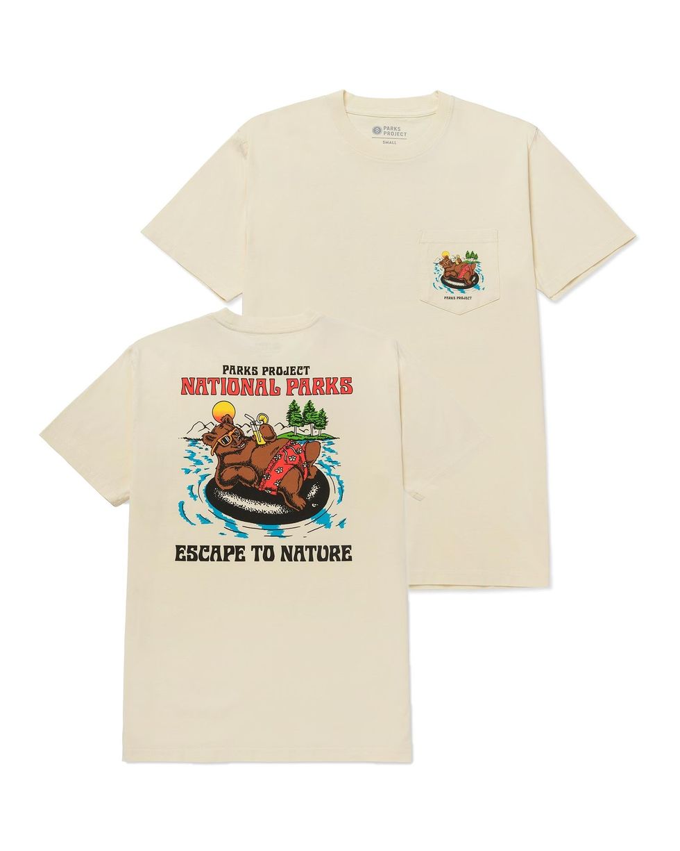 Parks Project Escape to Nature Bear Float Pocket Tee