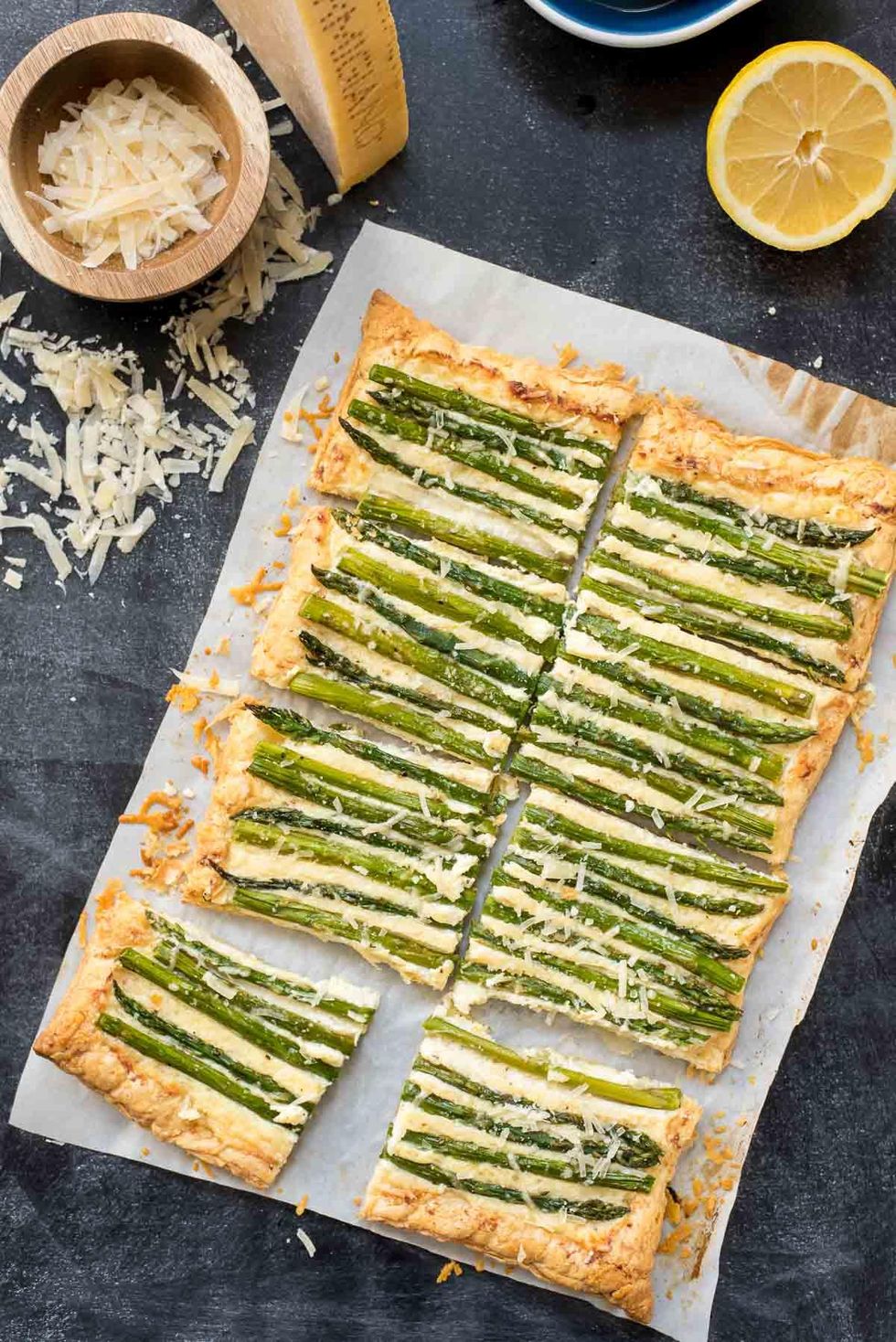 Parmesan Asparagus Tart