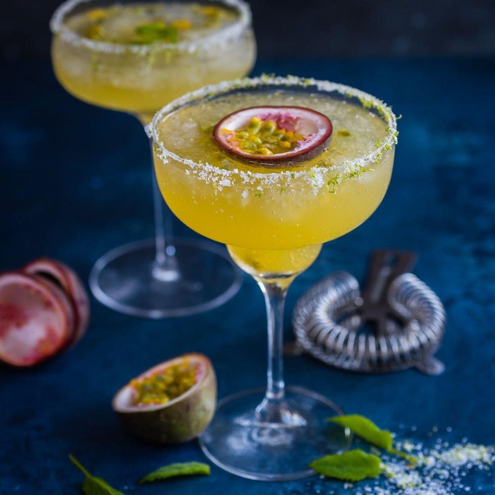 Passion Fruit Champagne Margarita