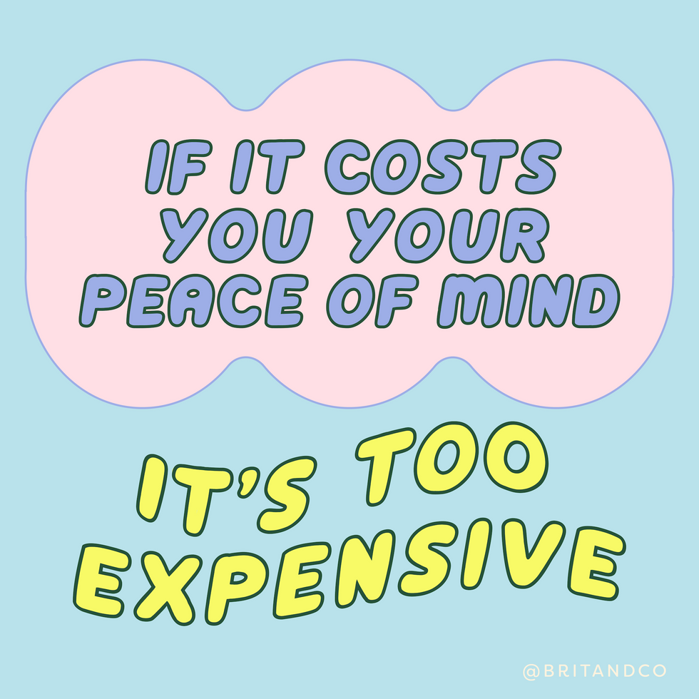 peace of mind quote