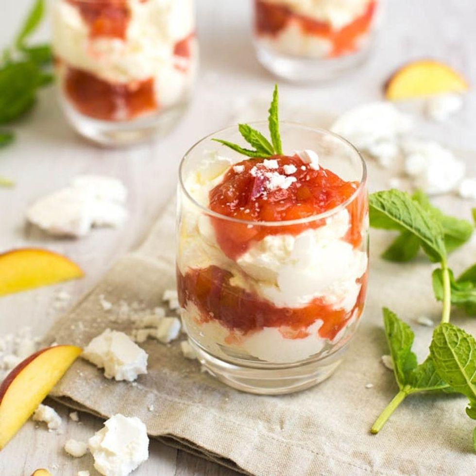 Peaches and Cream Eton Mess