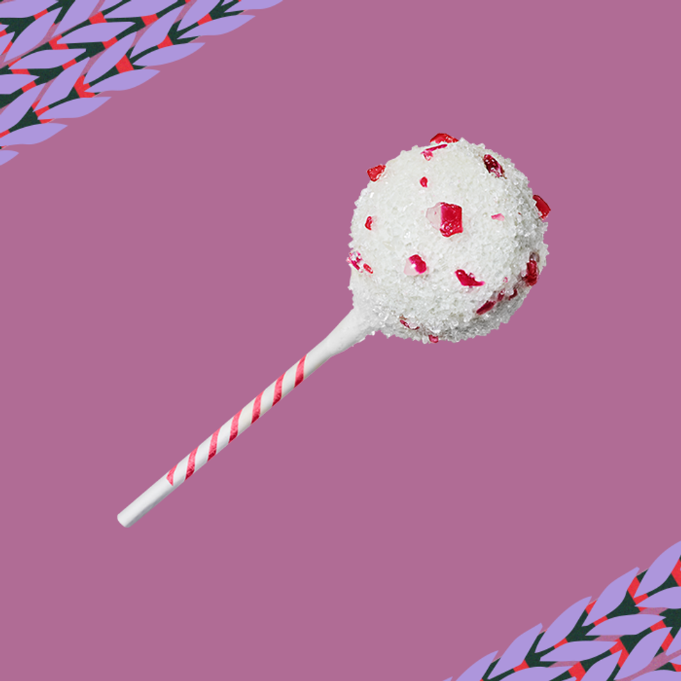 Peppermint Brownie Cake Pop