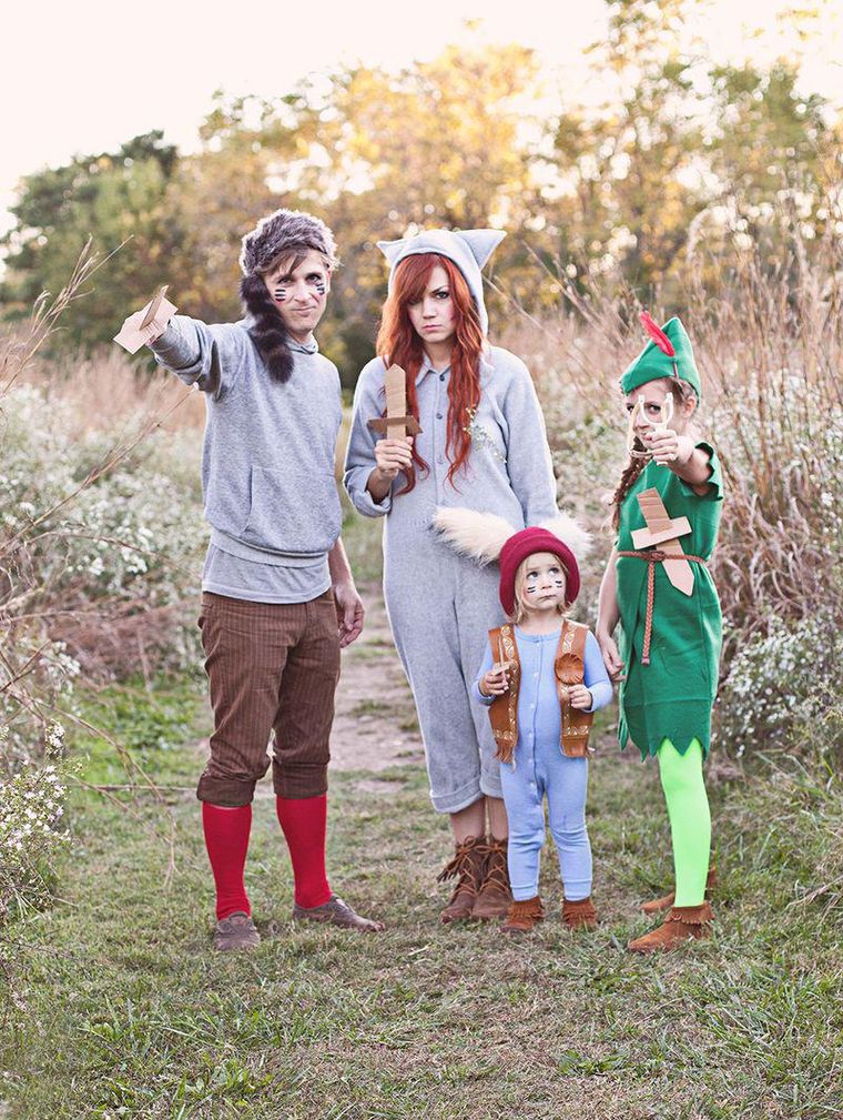 The Awesome Lego Family Costume