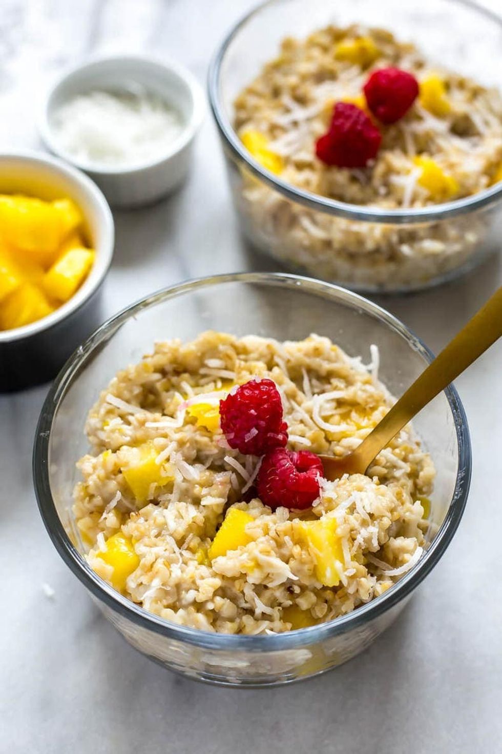 Pi\u00f1a Colada Instant Pot Steel Cut Oats