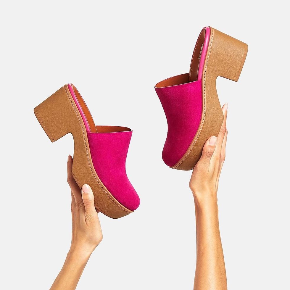 PILAR Suede Mule Platforms