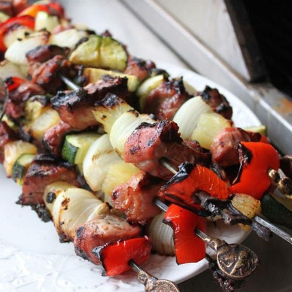 Pineapple Pork Kabobs