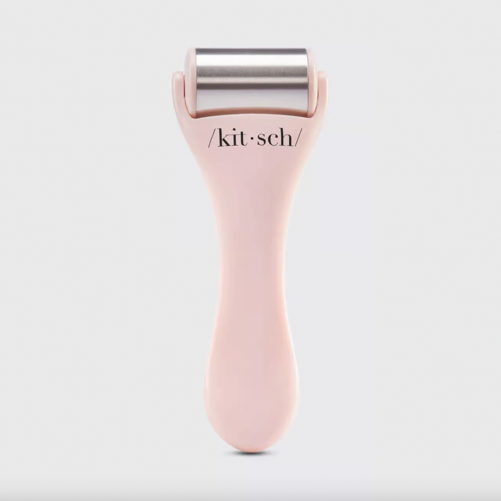 pink cooling face roller