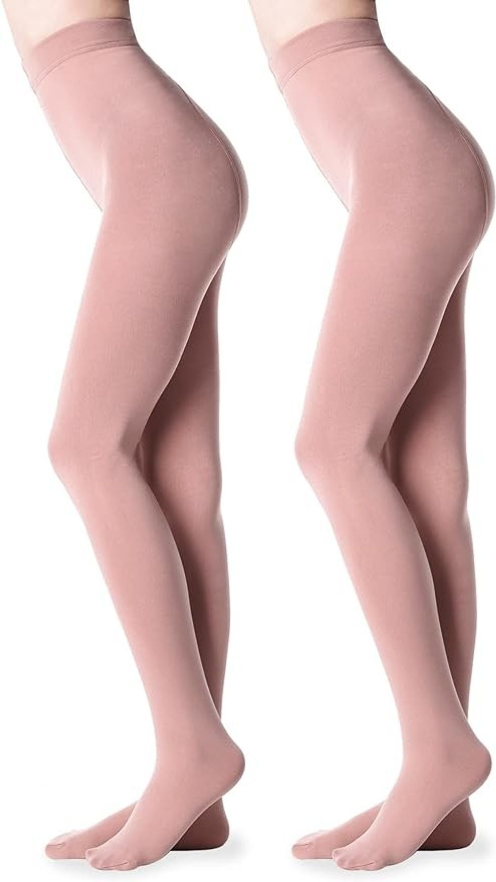 pink fleece lined tights