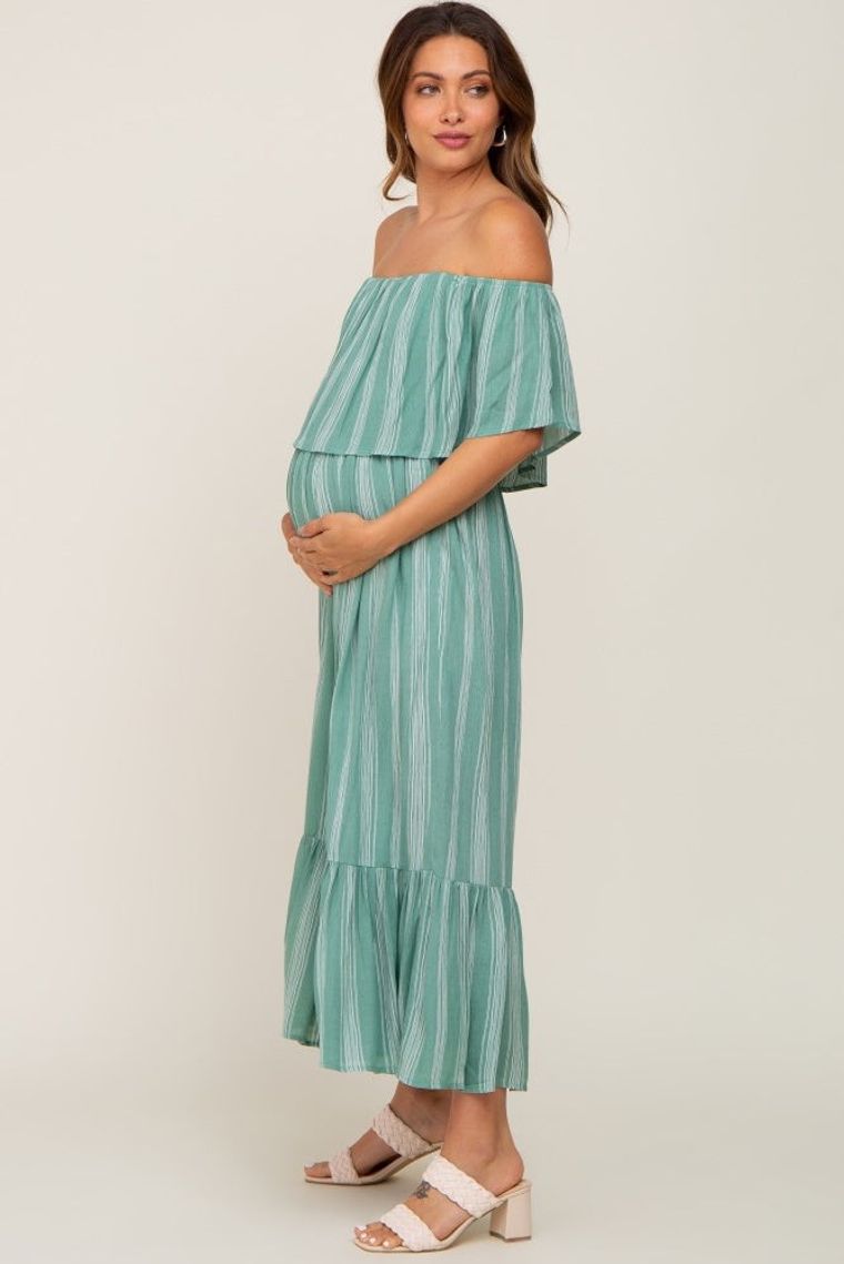 ASOS Maternity - Nursing ASOS Maternity NURSING Double Layer Dress in Light  Blue Base Floral