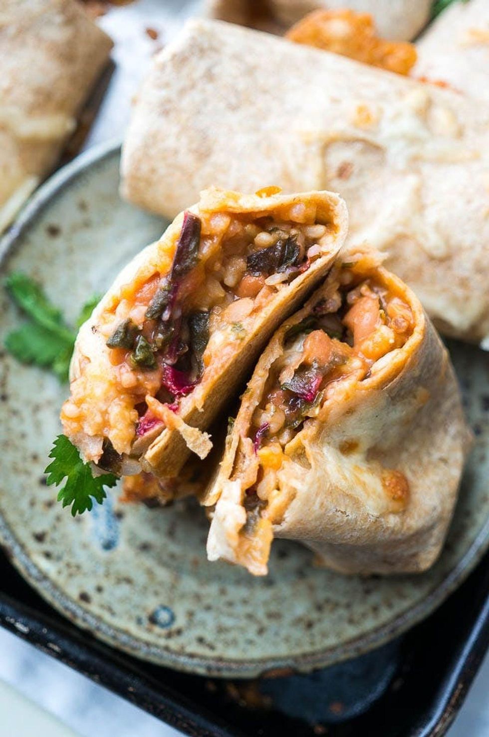 Pinto Bean And Chard Burritos