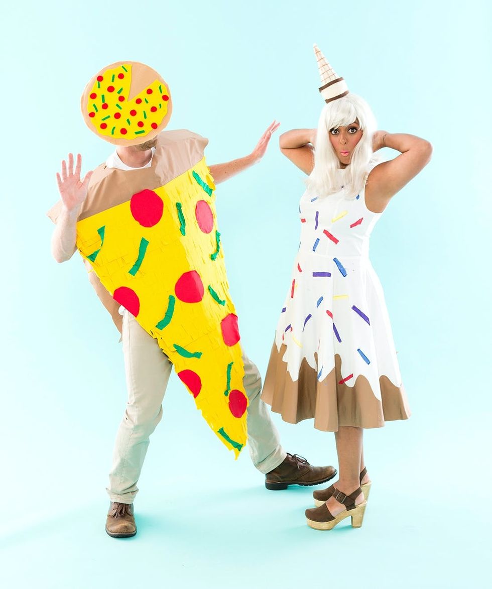 This Pizza + Ice Cream Couples Costume Is for (Junk Food) Lovers - Brit ...