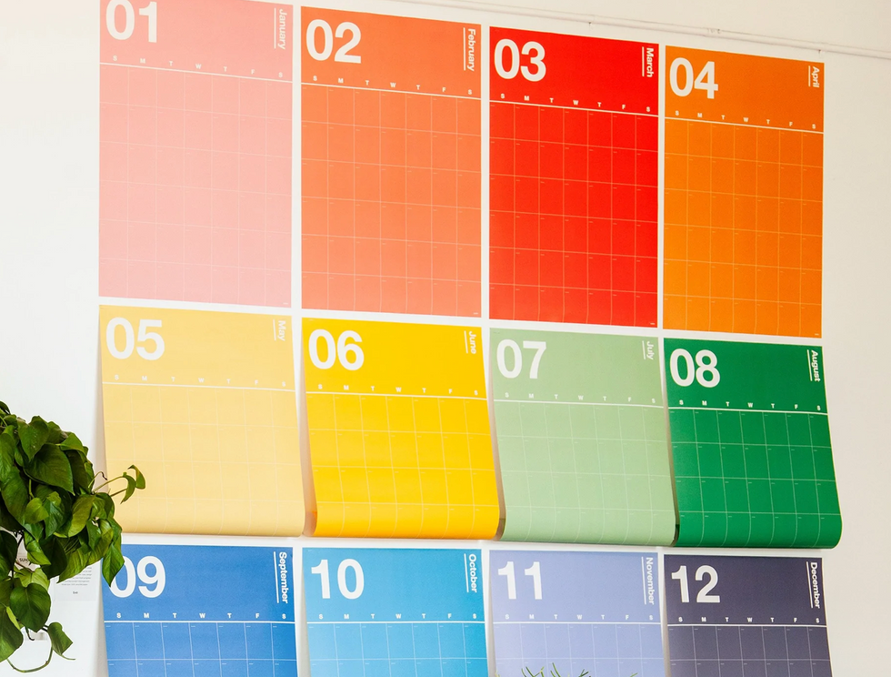 Poketo Spectrum Wall Planner