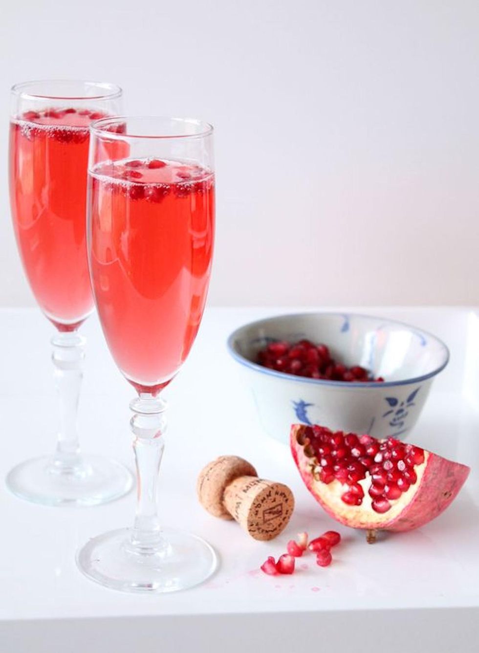 Pomegranate White Tea Fizz