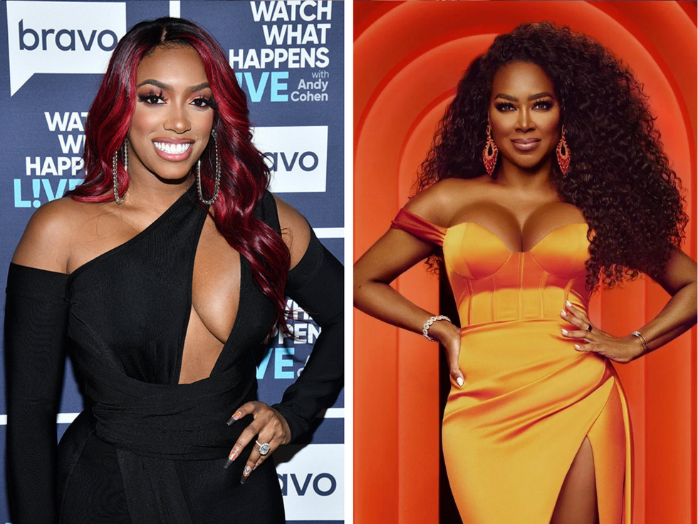 Porsha Williams and Kenya Moore (RHOA)