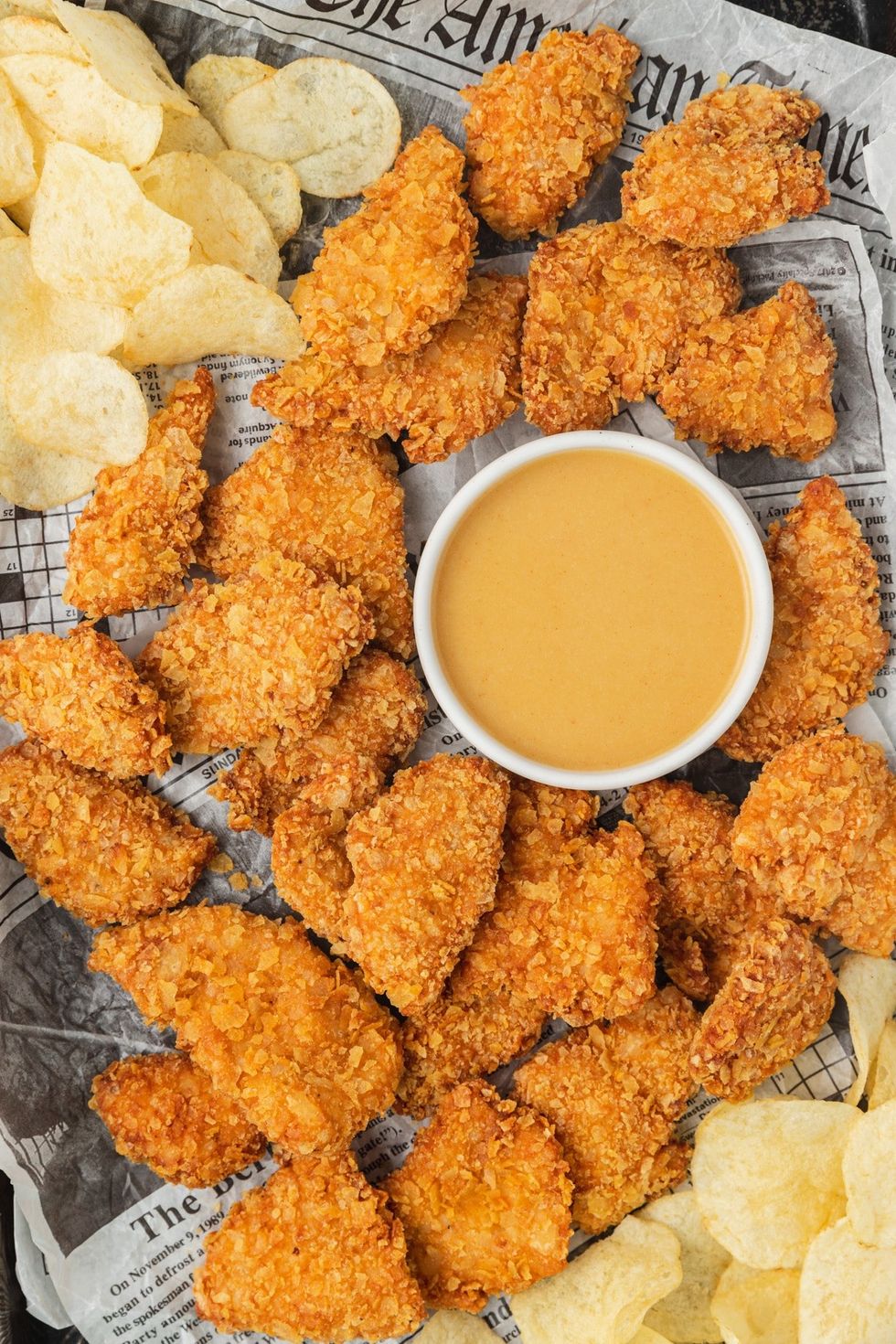 Potato Chip Crusted Chicken Tenders