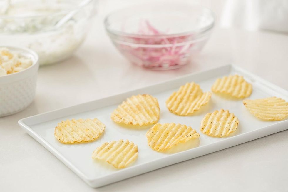 Potato Chips + Hot Sauce work from home healthy snacks