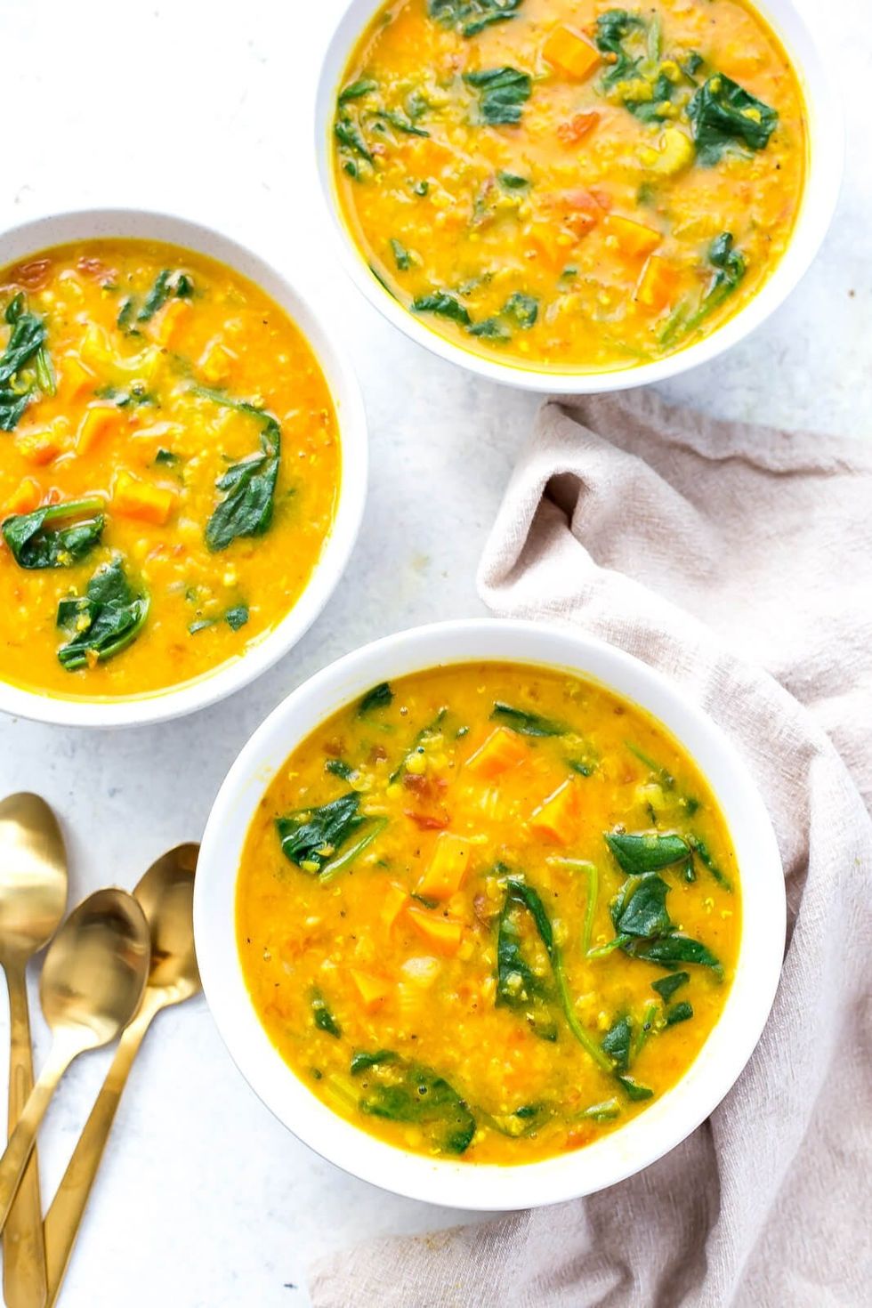 Pressure Cooker Turmeric Lentil Soup Recipe