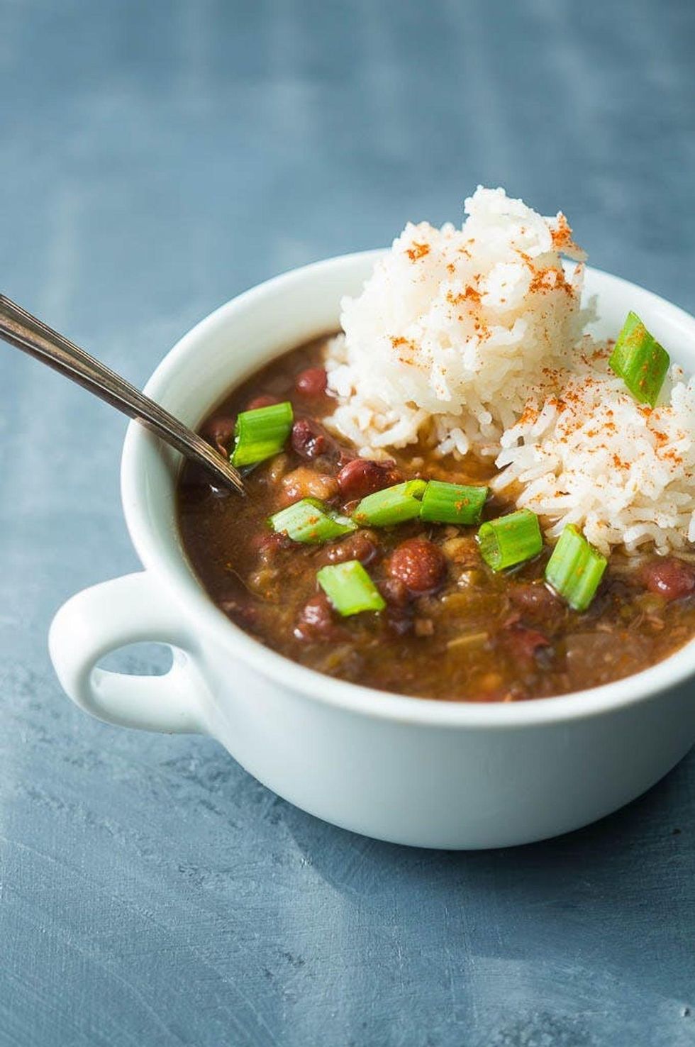 Pressure Cooker Vegetarian Red Beans and Rice